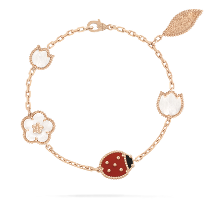 [Zalyn Jewelry ]LUCKY SPRING 5 MOTIF BRACELET