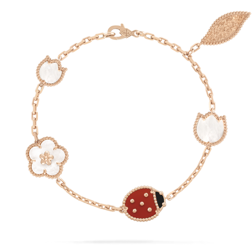 [Zalyn Jewelry ]LUCKY SPRING 5 MOTIF BRACELET