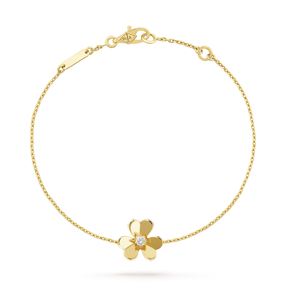 [Zalyn Jewelry ]FRIVOLE GOLD FLOWER PINK MALACHITE BRACELET