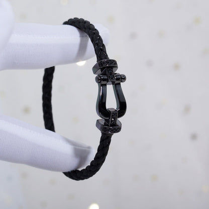 [Zalyn]FORCE LARGE SERIES BLACK SAMURAI BRACELET