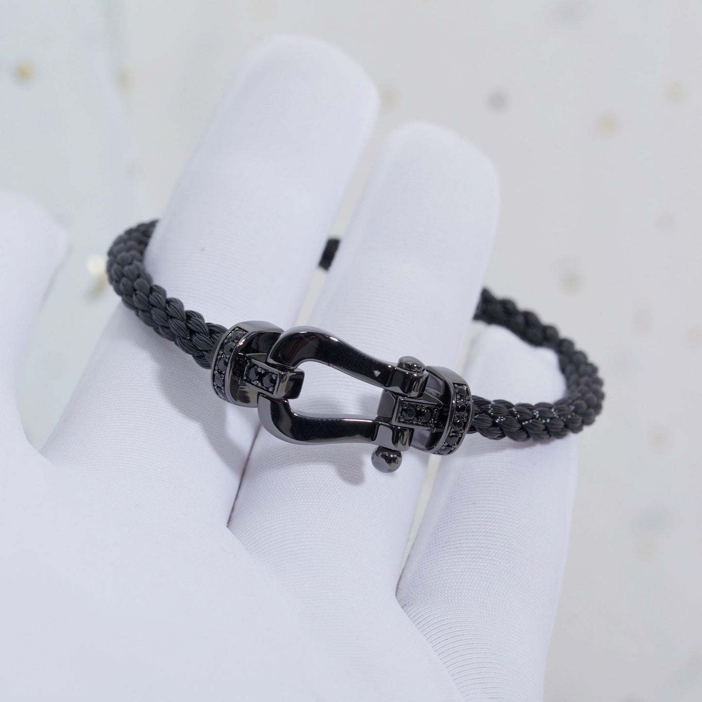 [Zalyn]FORCE LARGE SERIES BLACK SAMURAI BRACELET