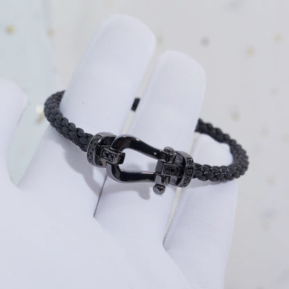 [Zalyn]FORCE LARGE SERIES BLACK SAMURAI BRACELET
