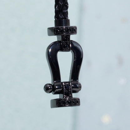 [Zalyn]FORCE LARGE SERIES BLACK SAMURAI BRACELET