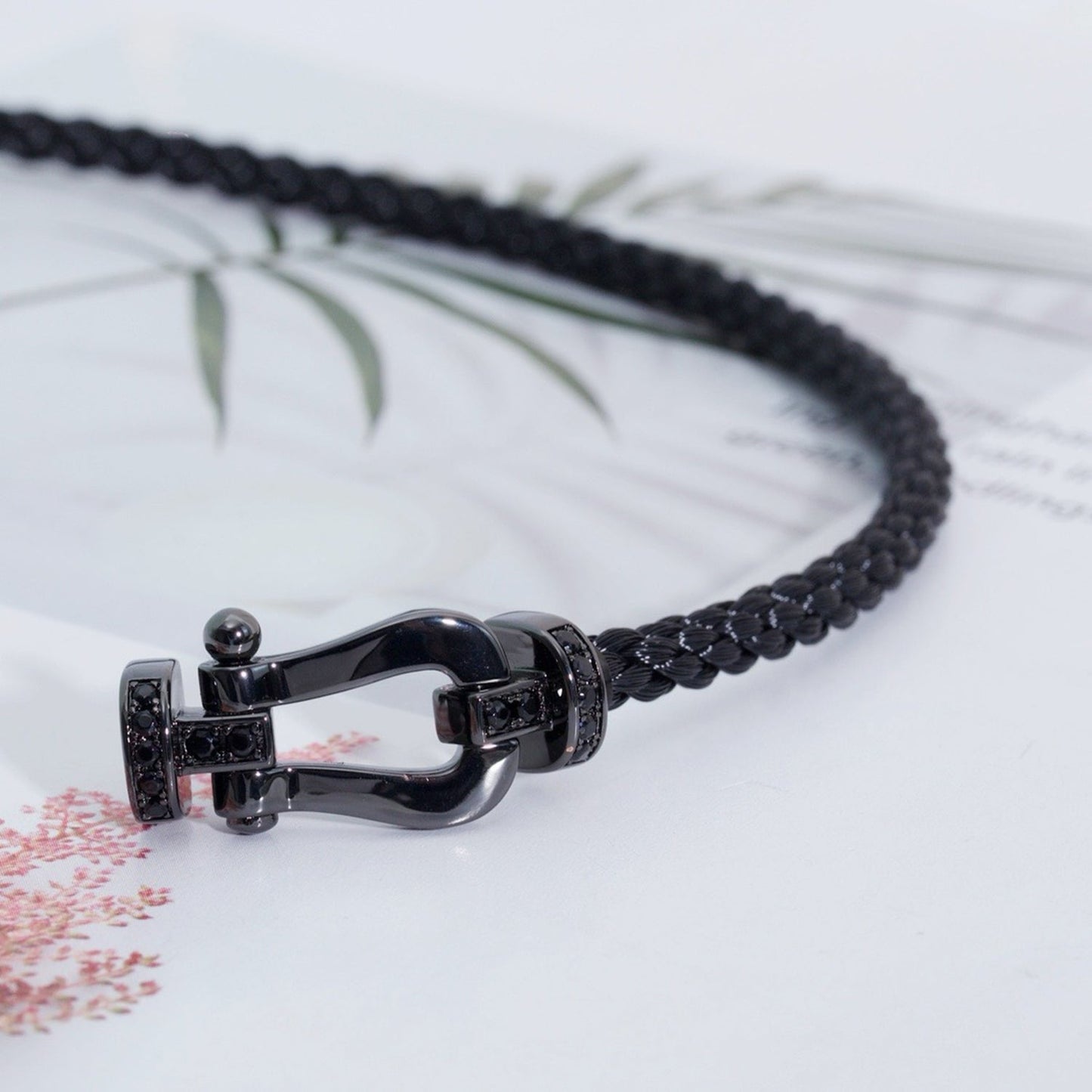 [Zalyn]FORCE LARGE SERIES BLACK SAMURAI BRACELET