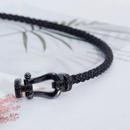 [Zalyn]FORCE LARGE SERIES BLACK SAMURAI BRACELET