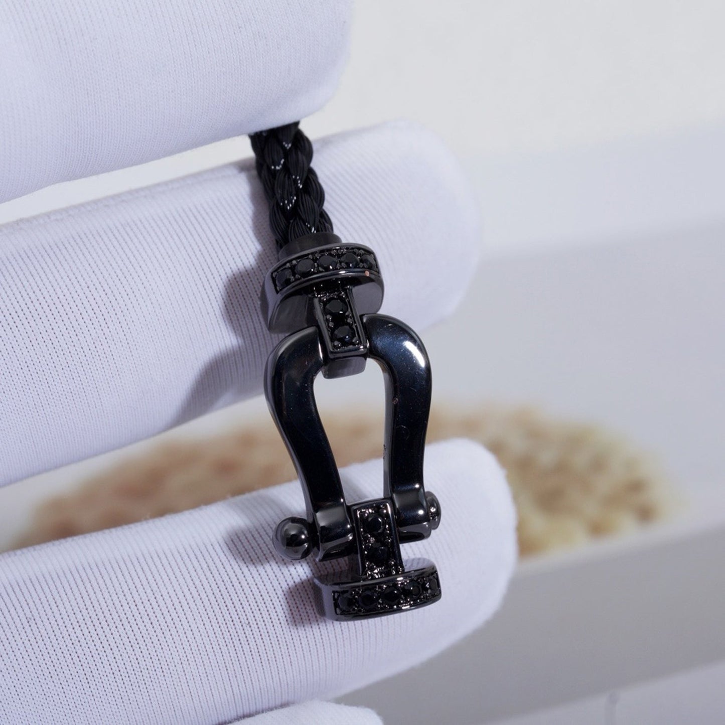 [Zalyn]FORCE LARGE SERIES BLACK SAMURAI BRACELET