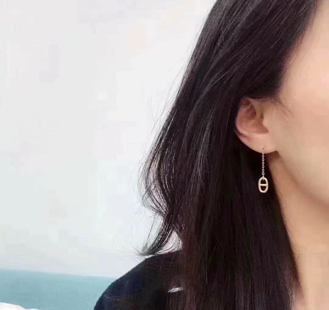 [Zalyn]CHAINE TASSEL EARRINGS