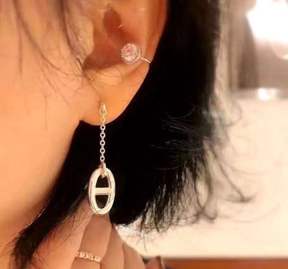[Zalyn]CHAINE TASSEL EARRINGS