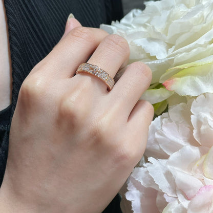 [Zalyn]KELLY ROSE GOLD DIAMOND RING