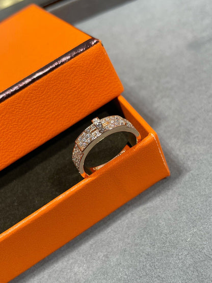 [Zalyn]KELLY ROSE GOLD DIAMOND RING