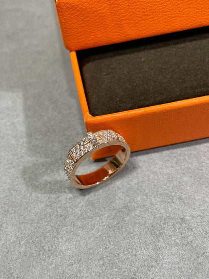 [Zalyn]KELLY ROSE GOLD DIAMOND RING