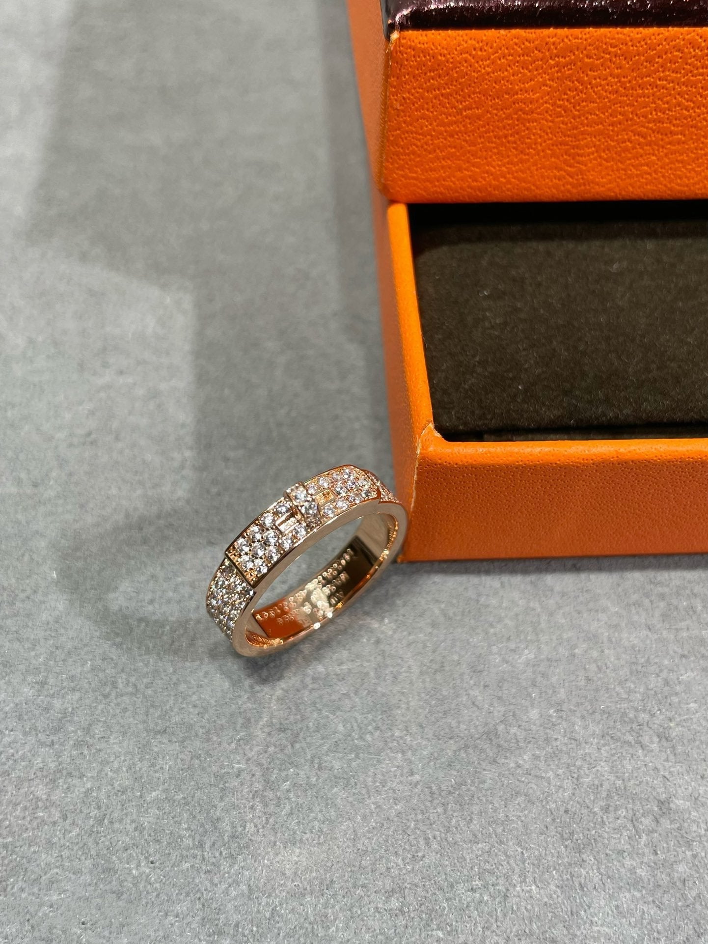 [Zalyn]KELLY ROSE GOLD DIAMOND RING