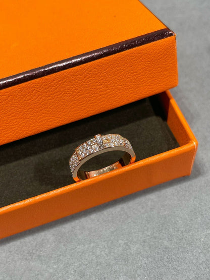 [Zalyn]KELLY ROSE GOLD DIAMOND RING