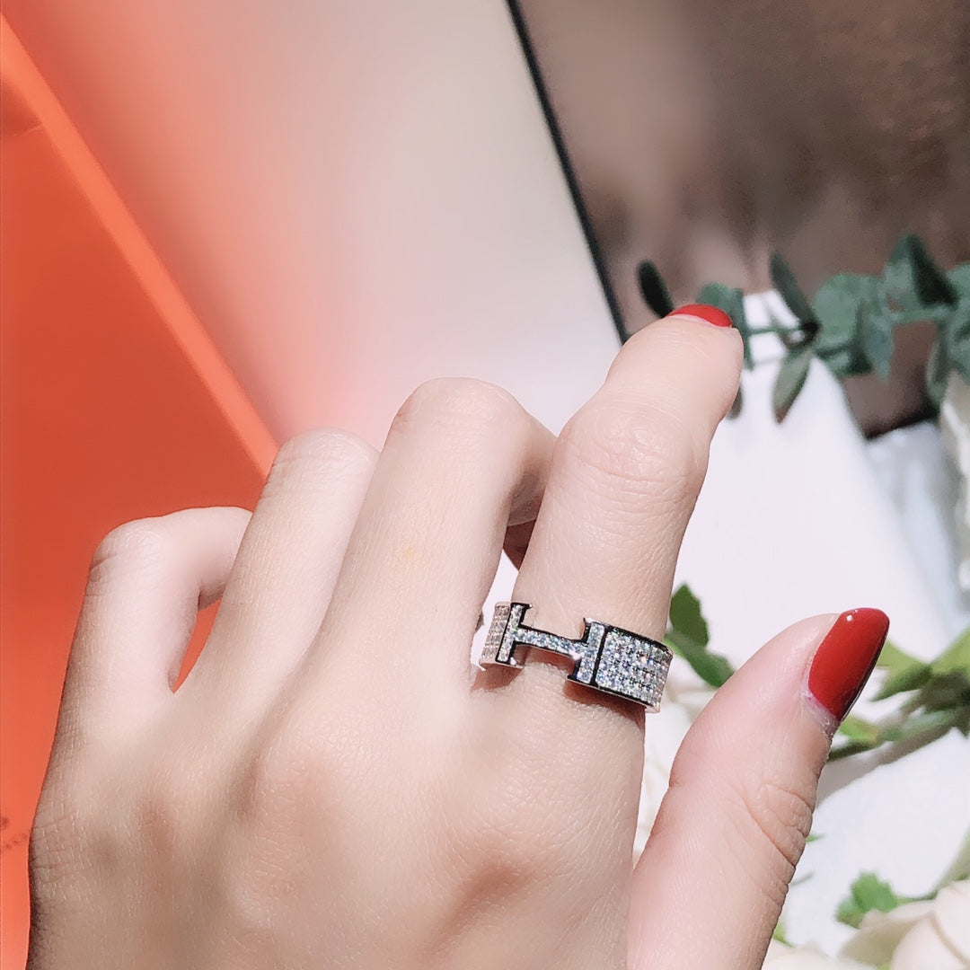 [Zalyn]H RING FULL DIAMOND