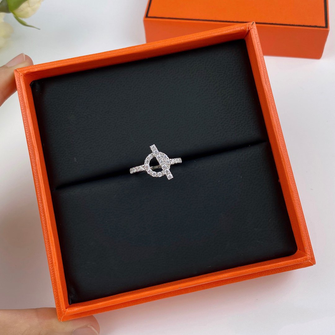 [Zalyn]ECHAPPEE RING SILVER DIAMOND