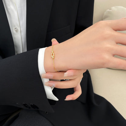 [Zalyn Jewelry ]FORCE 10 SMALL CHAIN BRACELET