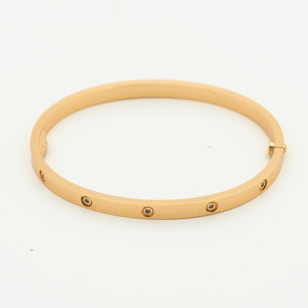[Zalyn Jewelry ]LOVE BRACELET 3.65MM 10 DIAMONDS