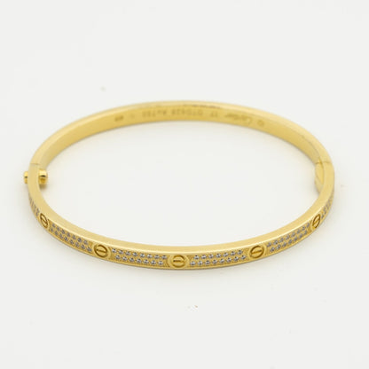 [Zalyn Jewelry ]LOVE BRACELET 3.65MM DIAMOND-PAVED