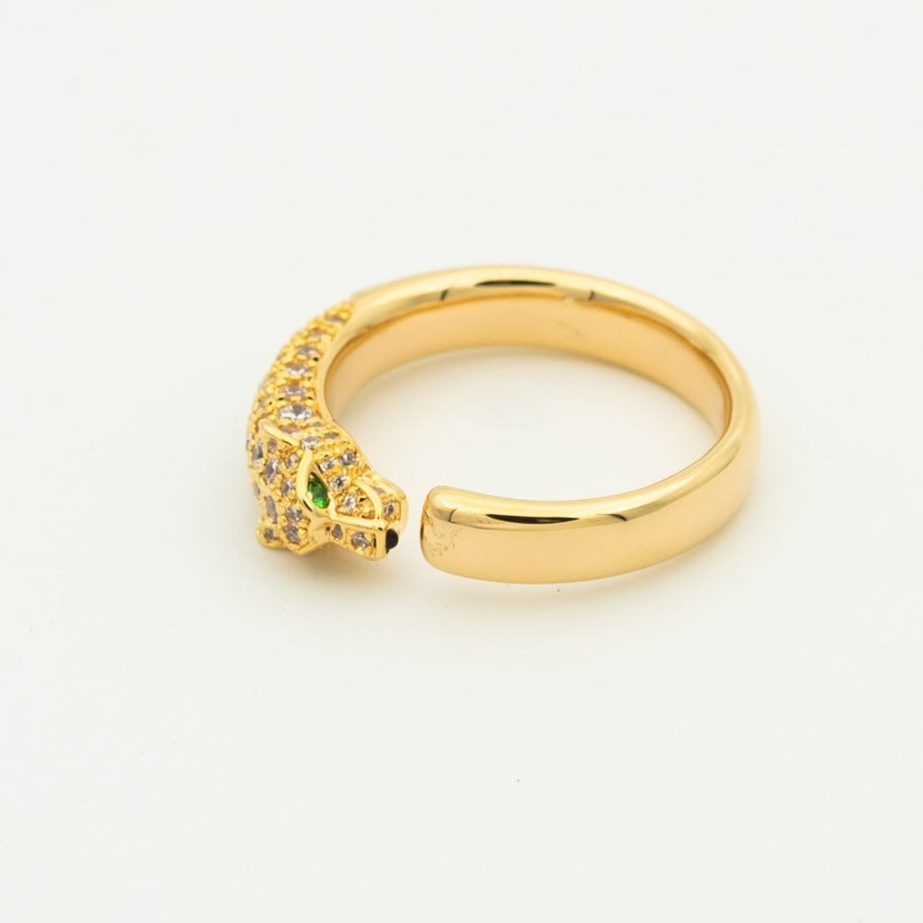 [Zalyn Jewelry ]PANTHERE RING DIAMOND 7.3MM