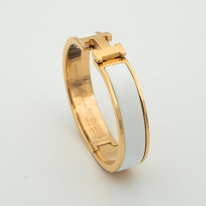[Zalyn]H WHITE BRACELET
