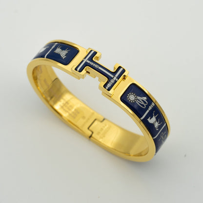 [Zalyn]H BRACELET BLUE CERAMIC