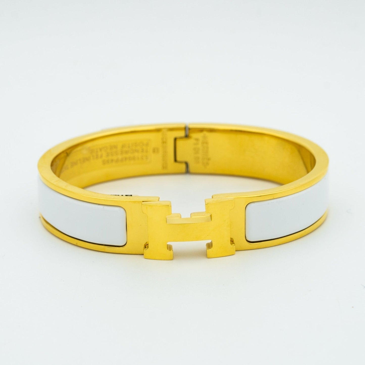 [Zalyn]H WHITE BRACELET