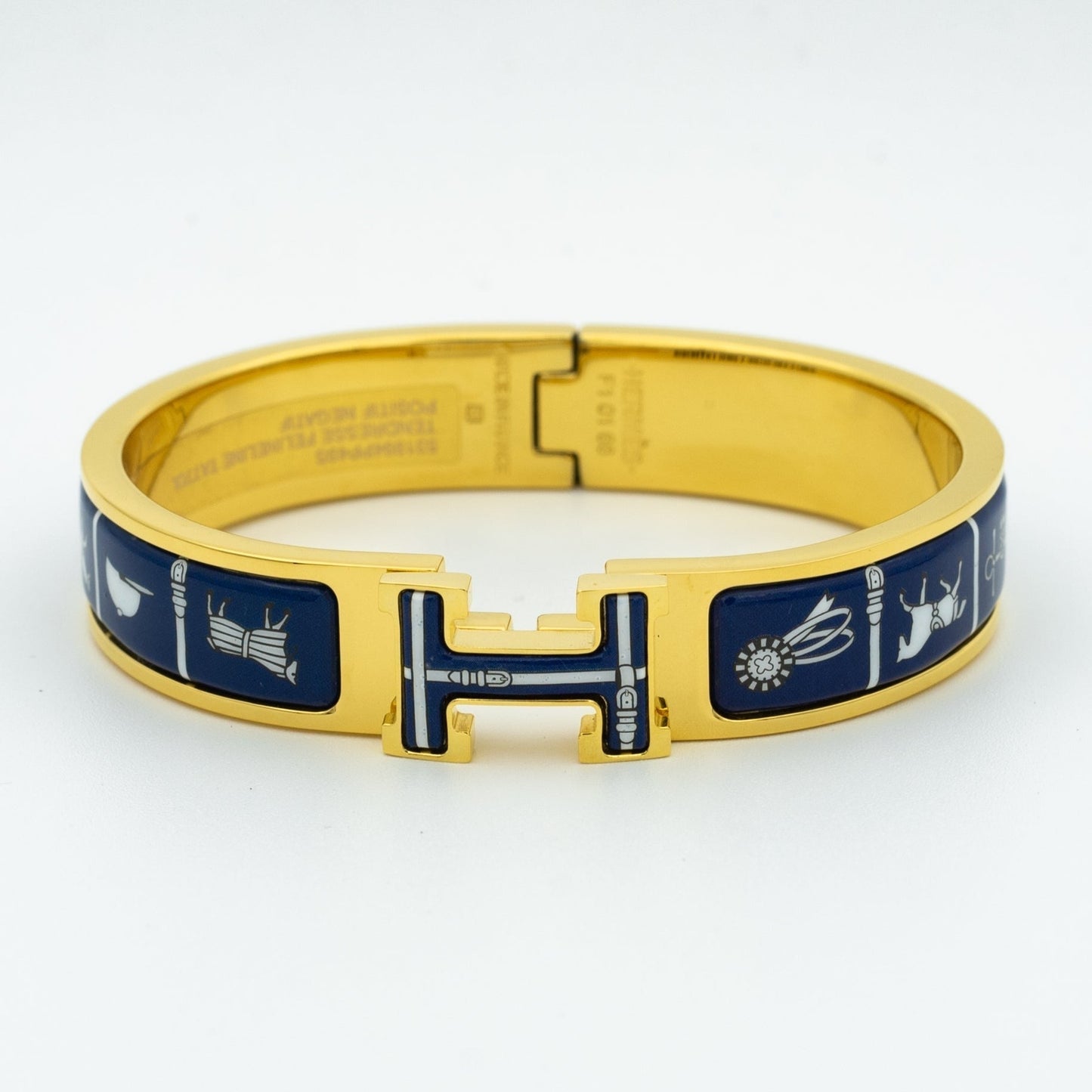 [Zalyn]H BRACELET BLUE CERAMIC