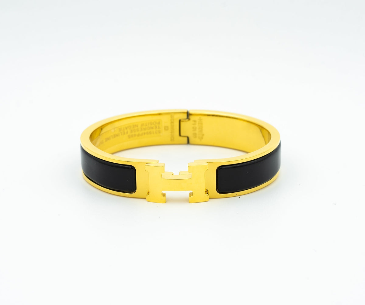 [Zalyn Jewelry ]H BLACK BRACELET