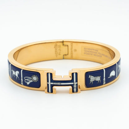 [Zalyn]H BRACELET BLUE CERAMIC