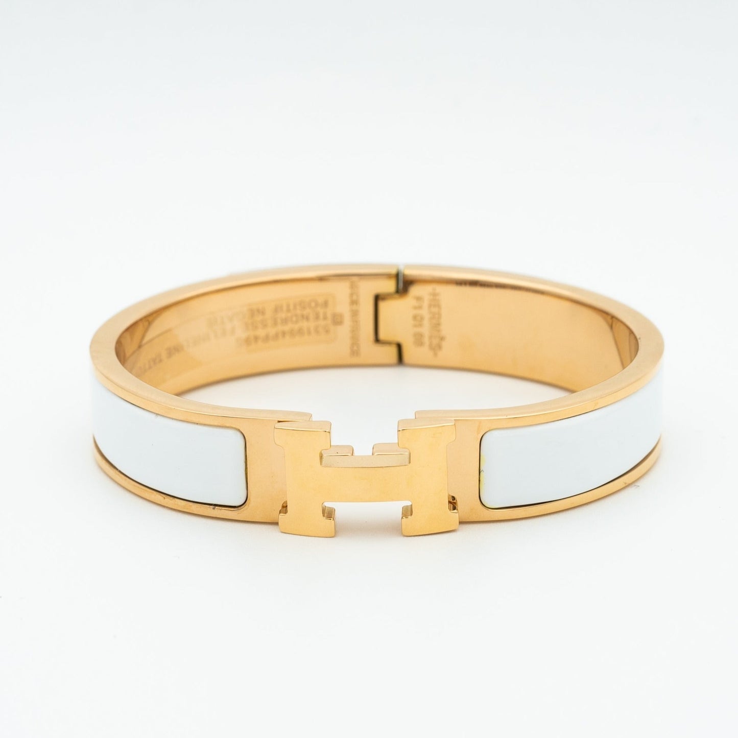 [Zalyn]H WHITE BRACELET