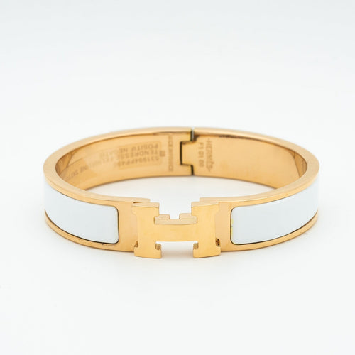 [Zalyn]H WHITE BRACELET