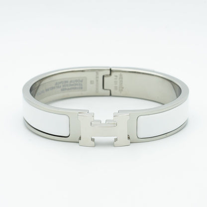[Zalyn]H WHITE BRACELET