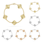 [Zalyn Jewelry ] CLOVER 5 MOTIF LASER BRACELET COLLECTION