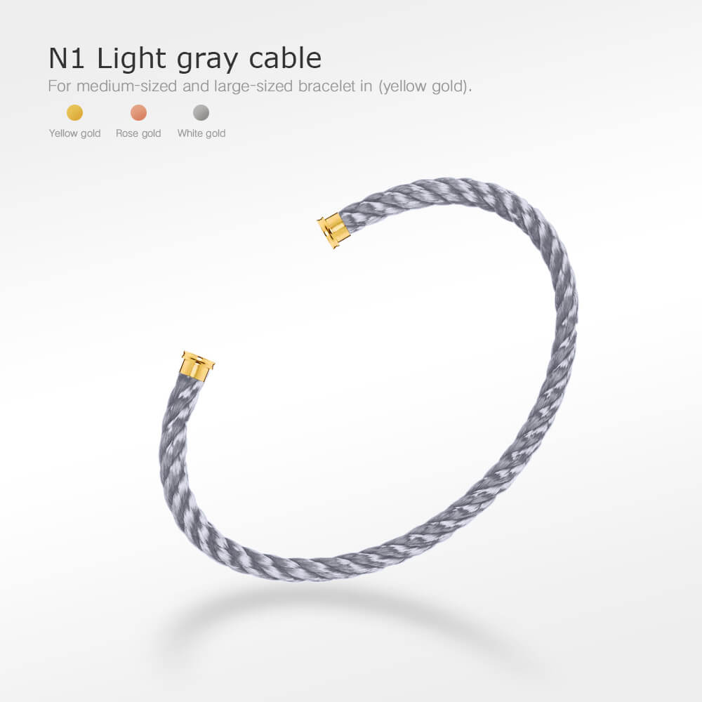 [Zalyn Jewelry ]FORCE SERIES BRACELET CABLES 50 CHOICES (DIY SELECTION)