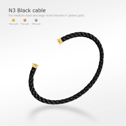 [Zalyn Jewelry ]FORCE SERIES BRACELET CABLES 50 CHOICES (DIY SELECTION)