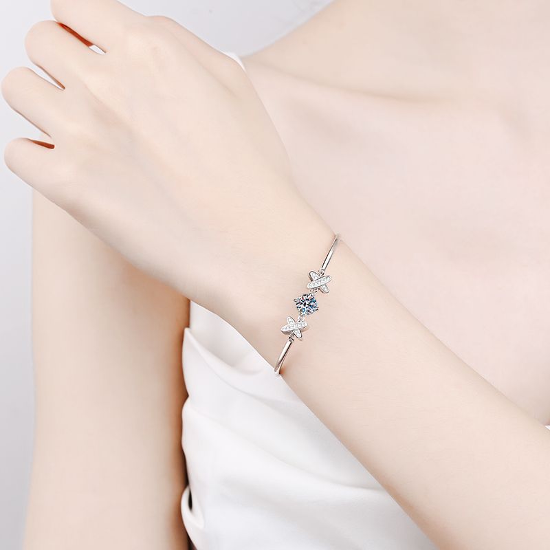 [Zalyn]ELEGANT BOW-KNOT MOISSANITE BRACELET