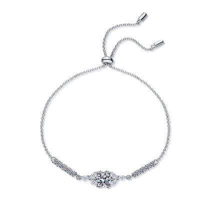 [Zalyn]BLOOMING STAR-FLOWER MOISSANITE BRACELET