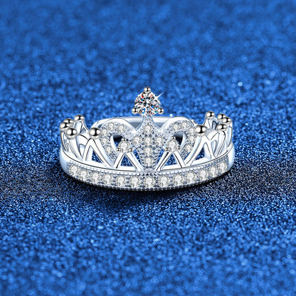 [Zalyn]DREAMY CROWN MOISSANITE RING - 1.2CT ELEGANT PRINCESS STYLE