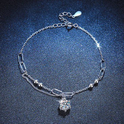 [Zalyn]CLASSIC SOLITAIRE MOISSANITE BRACELET