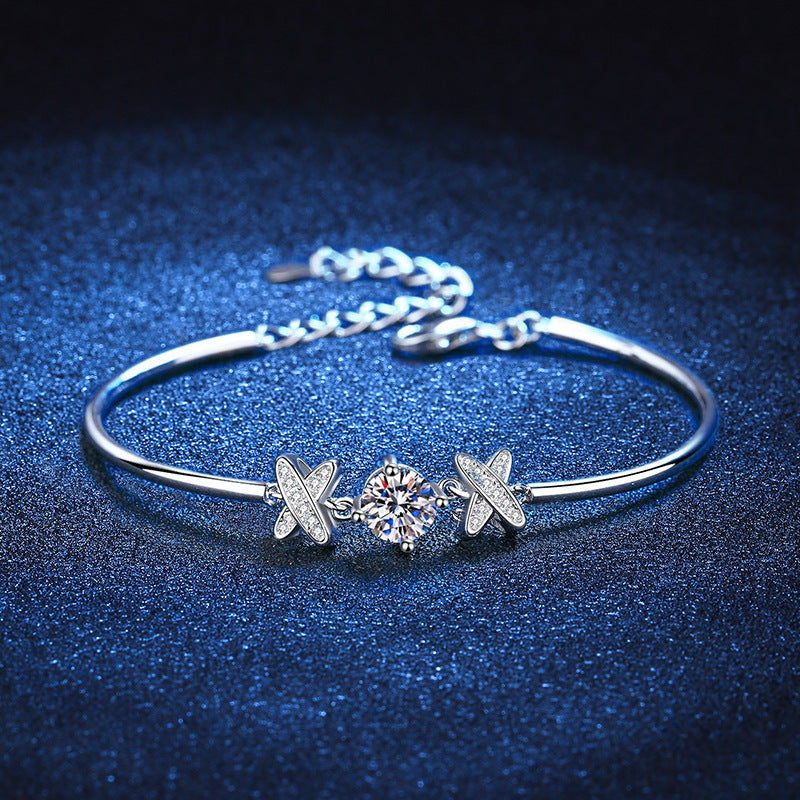 [Zalyn]ELEGANT BOW-KNOT MOISSANITE BRACELET
