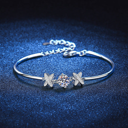 [Zalyn]ELEGANT BOW-KNOT MOISSANITE BRACELET