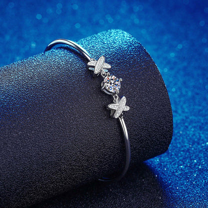 [Zalyn]ELEGANT BOW-KNOT MOISSANITE BRACELET