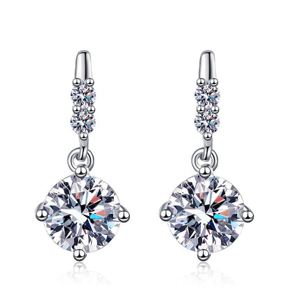 [Zalyn]DYNAMIC TASSEL MOISSANITE DROP EARRINGS