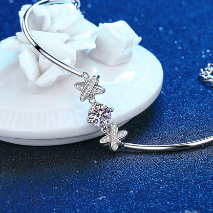 [Zalyn]ELEGANT BOW-KNOT MOISSANITE BRACELET
