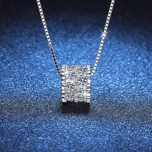 [Zalyn]ELEGANT SLIM-WAIST MOISSANITE NECKLACE