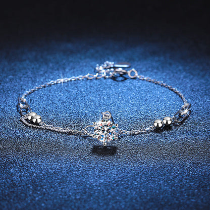 [Zalyn]CLASSIC SOLITAIRE MOISSANITE BRACELET