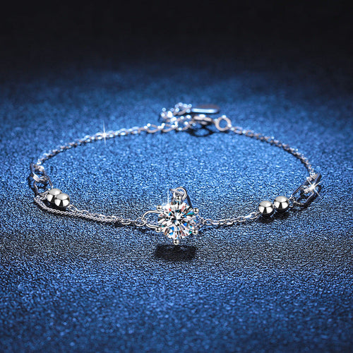 [Zalyn]CLASSIC SOLITAIRE MOISSANITE BRACELET