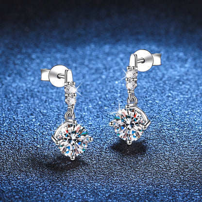 [Zalyn]DYNAMIC TASSEL MOISSANITE DROP EARRINGS