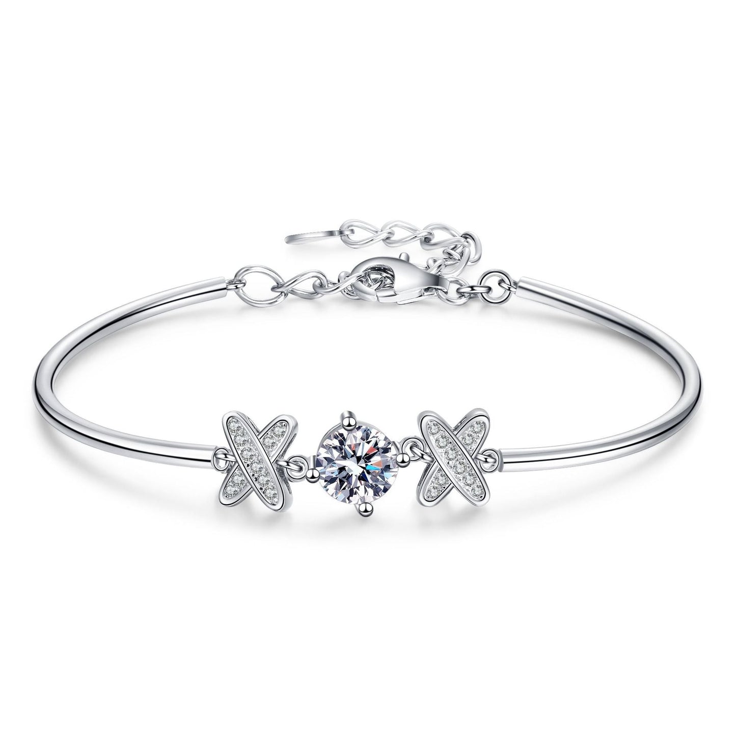 [Zalyn]ELEGANT BOW-KNOT MOISSANITE BRACELET