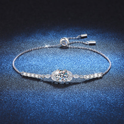 [Zalyn]BLOOMING STAR-FLOWER MOISSANITE BRACELET